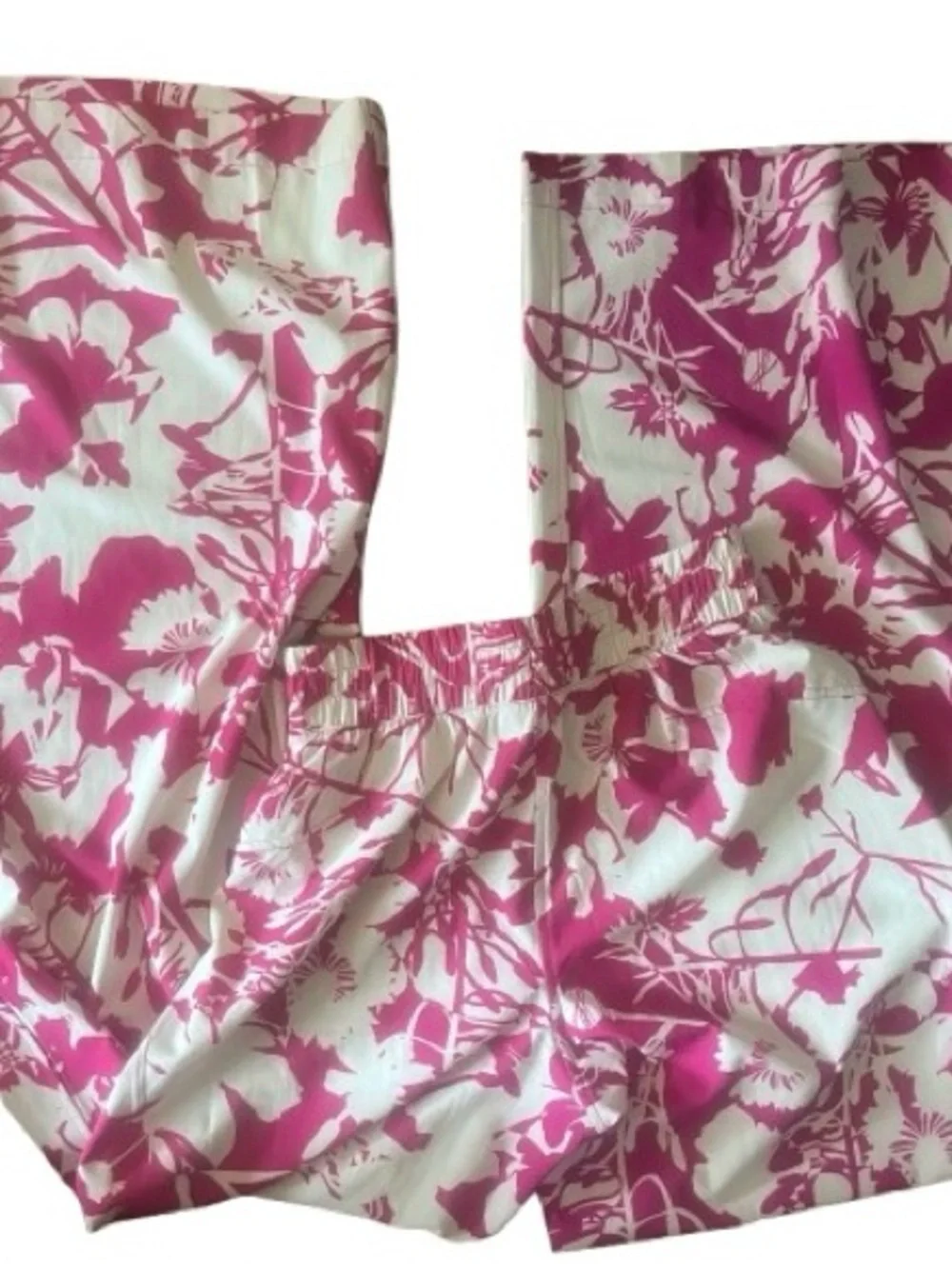 NWT Lululemon Swift Mid-Rise Wide-Leg Pant Wildflower Light Ivory Geranium Pink - Picture 8 of 10